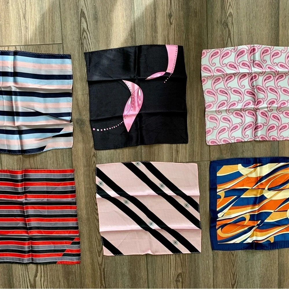 Vintage packet square scarfs 5